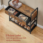 Coat rack with shoe rack, drawers and clothes rail – 6-in-1 hall unit - Image 6
