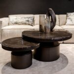 Bregt Coffee Table | Low | Brown Marble - Image 2