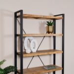 Britt bookcase | Mango wood - Image 7