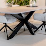 Akagi Dining Table | Danish Oval | Mango Ashblond - Image 9