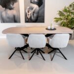 Akagi Dining Table | Danish Oval | Mango Ashblond - Image 8
