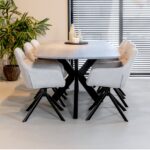 Akagi Dining Table | Danish Oval | Mango Ashblond - Image 6