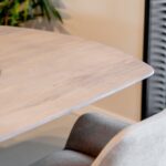 Akagi Dining Table | Danish Oval | Mango Ashblond - Image 5