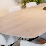 Akagi Dining Table | Danish Oval | Mango Ashblond - Image 7
