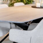 Akagi Dining Table | Danish Oval | Mango Ashblond - Image 10