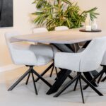 Akagi Dining Table | Danish Oval | Mango Ashblond - Image 4