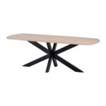 Akagi Dining Table | Danish Oval | Mango Ashblond - Image 2