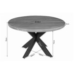 Nova Dining Table | Round | Mango Wood - Image 4
