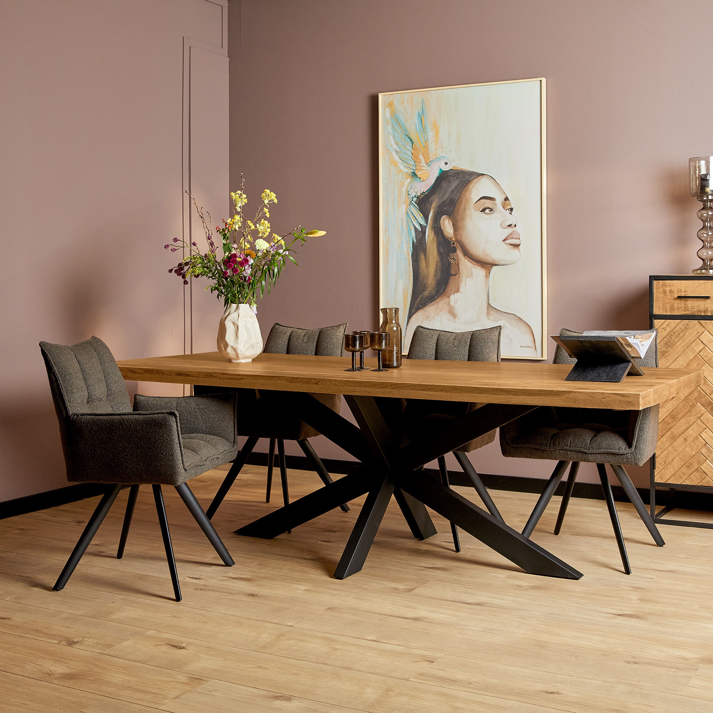 STF-1014-1017-1020-1023-1029-1030-1.jpg Apollo Dining Table | Mango Wood | Natural - Image 1