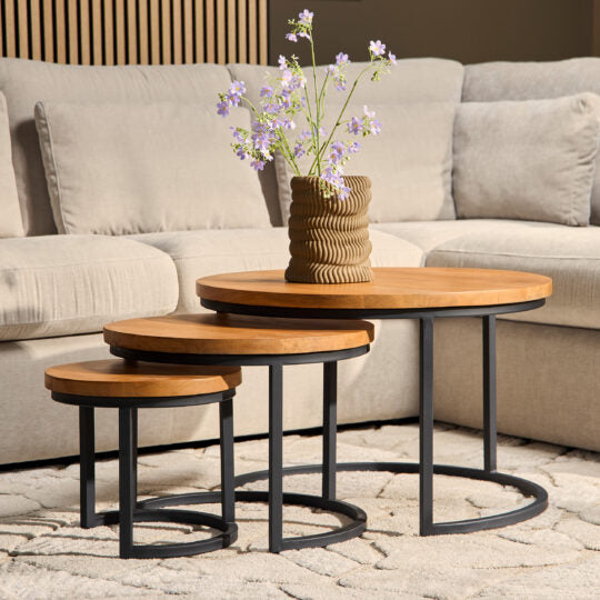 STF-3019-1-1-540x540-1.jpg Britt Coffee Table | Set of 3 | Mango Wood | NEW - Image 1