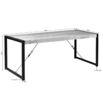 Britt Dining Table | Natural Mango | NEW - Image 6