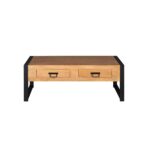 Britt Coffee Table | 2 Drawers | Natural Mango | NEW - Image 4