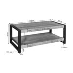 Britt Coffee Table | Double | Natural Mango | NEW - Image 4