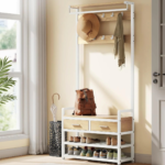 Coat rack with shoe rack, drawers and clothes rail – 6-in-1 hall unit - Image 2